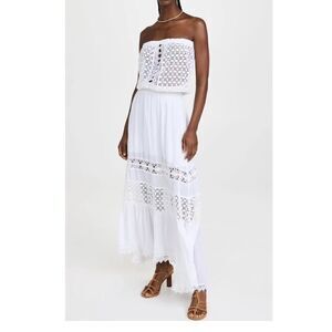 RAMY BROOK - White Crochet Maxi Dress